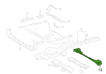 фото thumb №4, Toyota rav4 iv lexus nx панель підлога 57607-78010
