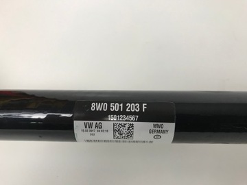 фото thumb №2, Полуось левая задняя зад audi rs4 rs5 s5 8w 8w0501203f