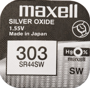 3 батарейки MAXELL SR44SW 303 SR1154SW 357 G13 AG13