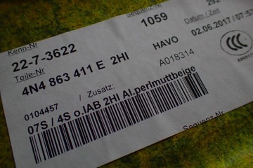 фото thumb №5, Audi a8 4n d5 полиця багажника задня 4n4863411e