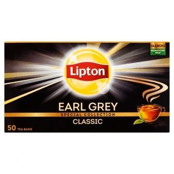 Чай LIPTON Earl Grey Exp 50 пакетиков