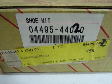 фото thumb №5, Гальмівні колодки гальмівні задня toyota 0449544020