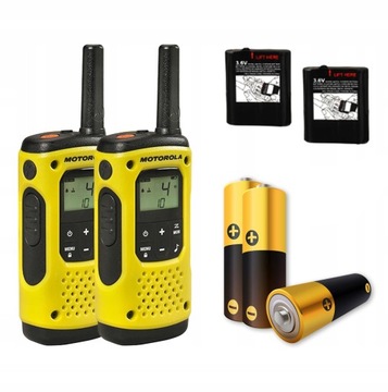 ВОДОНЕПРОНИЦАЕМАЯ РАЦИЯ MOTOROLA T92 H2O С ФОНАРИКОМ - 6 шт.