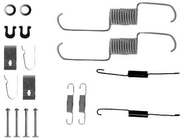 фото thumb №5, Тормозные колодки пружины тормозные honda accord iv cr-v hr-v carry jimny