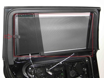 фото thumb №3, Mercedes gls x166 шторка двері задніх ліва права