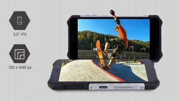 HAMMER Iron 3 5,5 дюйма IP68 16 ГБ GPS Dual Sim 4400 мАч