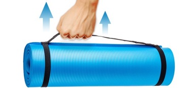 XXL коврик для фитнеса, йоги, NBR, пилатес, 1 см.