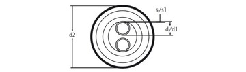 Труба Thermo 2x32 UPONOR с двойной предизолированной изоляцией