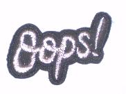 kmpl набор серебряных черепов Oops M патчи PL патчи