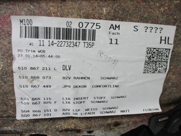 фото thumb №6, Обшивка левый задняя vw golf vii 7 sportsvan 517867211l