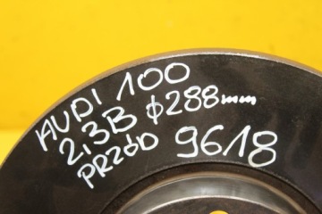 фото thumb №7, Диск тормозная перед audi 100 2.3 b 288mm