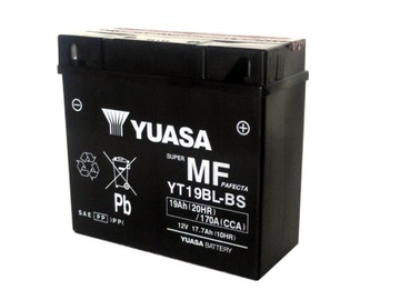 АККУМУЛЯТОР YUASA YT19BL-BS 12В/19Ач 170А CCA BMW