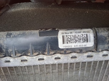 фото thumb №5, Pas переднє радіатор fiesta mk7 1.25 1.4 бензин 08-12r