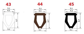 Уплотнители окон REHAU KR-10A, СЕРЫЕ