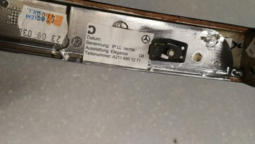 фото thumb №12, Mercedes w211 drewno консолі панелі приладової панелі