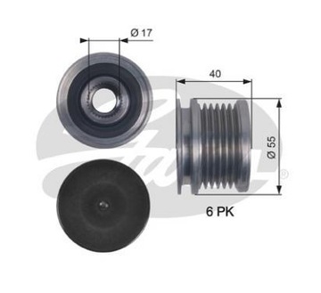 фото thumb №2, Gates зчеплення генератора audi/vw/seat skoda 1.4/