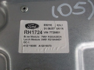 фото thumb №5, Механізм скло правий перед ford c-max lift