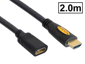 Розетка-удлинитель HDMI v1.4 UHD 4K/30Гц DELOCK 2м