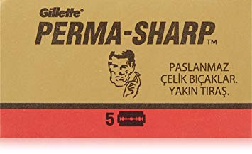 Лезвия для бритвы Perma-Sharp из нержавеющей стали, 100 шт.