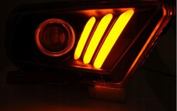 фото thumb №3, Фары ford mustang v 10-13r led bar black