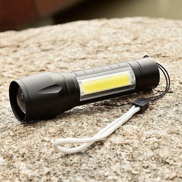 НАБОР USB-ВЕЛОСИПЕДНЫХ ФОНАРЕЙ ПЕРЕДНИЙ ЗАДНИЙ COB + CREE