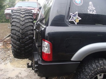 фото thumb №10, Nissan patrol y61 бампер задній сталевий + скоба