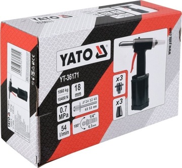 YATO NITOWNICA PNEUMATYCZNA 2,4-5 /1060kg YT-36171