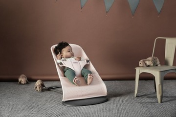 BABYBJORN - Шезлонг BLISS MESH, жемчужно-розовый
