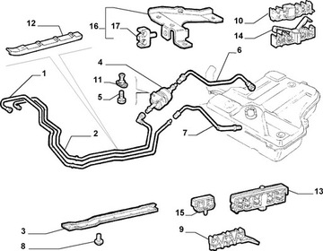 фото thumb №9, Шланг бака пального fiat palio we 1.4 spi 97-