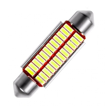 СВЕТОДИОДНАЯ ЛАМПА 24 SMD 4014 C5W C10W CANBUS 41мм 42мм