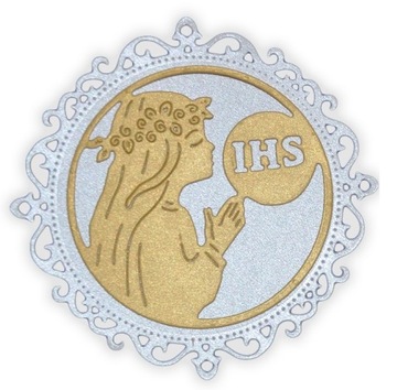 СКРАПКИ Причастие IHS девушка