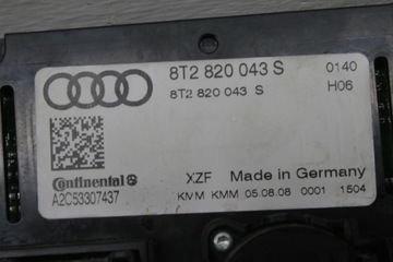 фото thumb №5, Панель кондиціонера audi a4 b8 8t2820043s