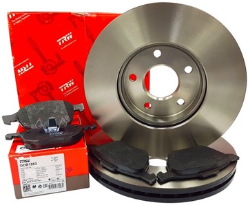 фото thumb №1, Trw гальмівні диски гальмівні колодки перед ford c-max focus mk2