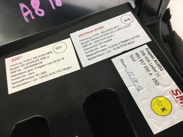 фото thumb №8, Бардачок пасажира чорний шкіра audi оригінальний номер 4n1857035a