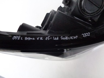 фото thumb №9, Лампа права фара opel astra v k 15- led