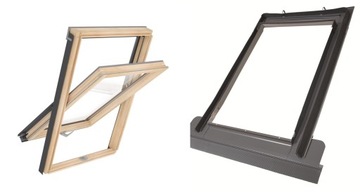 Okno dachowe RoofLITE 78x98 + kołnierz 10 lat gw.