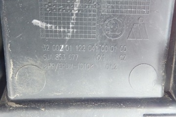 фото thumb №7, Решітка середня бампера skoda rapid 5ja853677