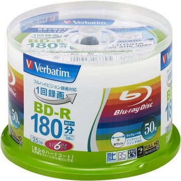 Verbatim BD-R 25 ГБ для печати WaterShield Gloss, 5 шт., конверт для компакт-дисков