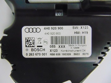 фото thumb №6, 4h0920900 прилади лічильник бензин europa audi a8 d4 2010-2013r