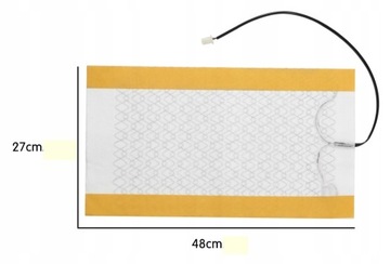 фото thumb №5, Підігрів сидінь килимок нагрівальна нагрівальна велика 25w
