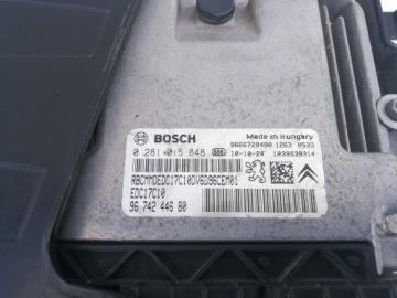 фото thumb №2, Бортовой компьютер двигателя citroen c3 ii 0281015848