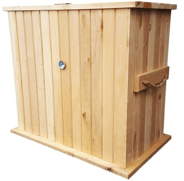 КОПТНИЦА ДЕРЕВЯННАЯ САДОВАЯ ОЛЬХОВАЯ 110x60x105H