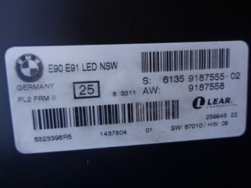 Купити Модуль світла bmw e90 e91 led nsw 9187555-02, фото thumb