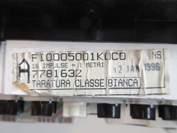 фото thumb №10, Приборы спидометр fiat bravo brava fi0005001k0c0 96r.