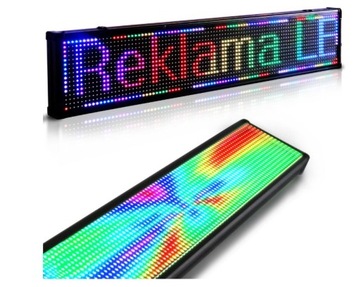 Светодиодная рекламная световая панель 100x20см диод