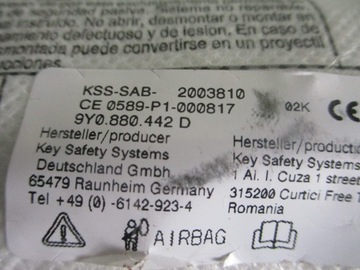 фото thumb №5, Подушка безопасности подушка сиденье porsche cayenne 9y0