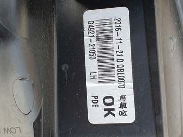 Hyundai I30 17-20 Лампа левая Full LED 92101G4100