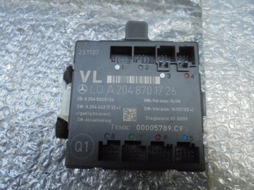 фото thumb №1, Mercedes w204 модуль блок керування двері