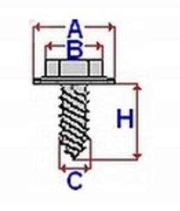 фото thumb №3, 10 x штифт гвинт гвинт захисні накладки peugeot 1007 206 207