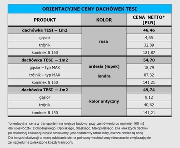 Итальянская керамическая черепица TESI - антик - м2